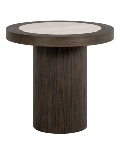 Mesa de apoio travertino carvalho NANDO | Loft Attitude