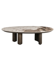 Table basse ovale céramique LANGFORD | Loft Attitude 2