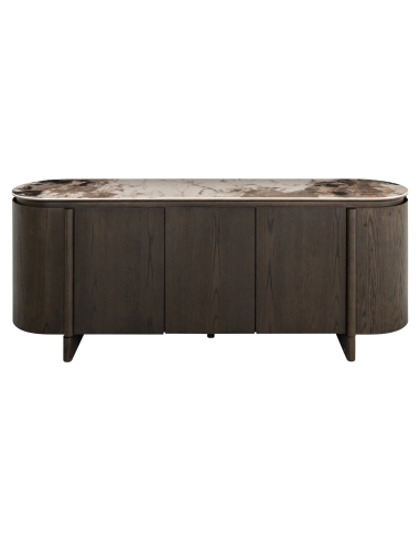 Buffet ovale céramique LANGFORD | Loft Attitude