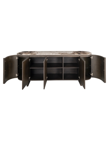Ovales Keramik-Sideboard LANGFORD | Loft Attitude