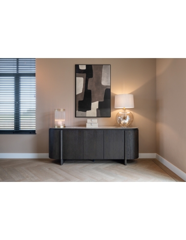 Ovales Keramik-Sideboard LANGFORD | Loft Attitude