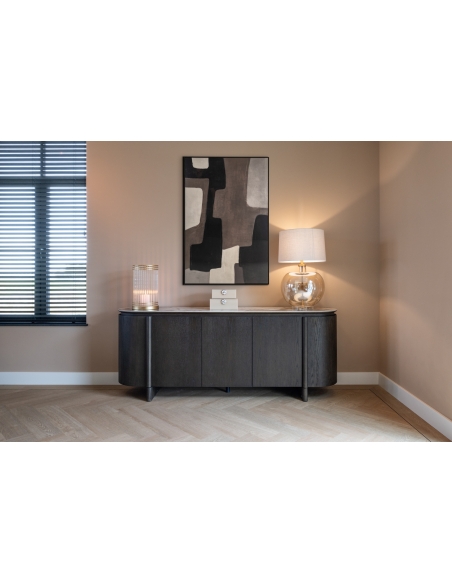 Aparador oval em cerâmica LANGFORD | Loft Attitude
