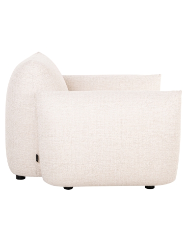 Beige lounge chair DAWSON | Loft Attitude
