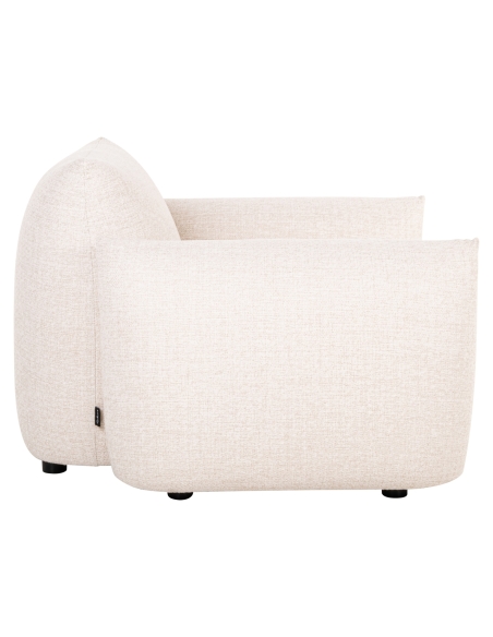 Beige lounge chair DAWSON | Loft Attitude