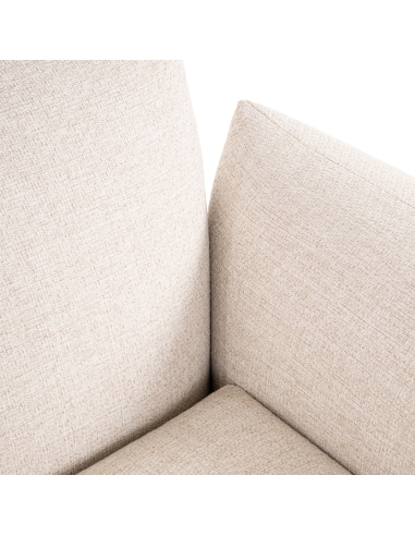 Beige lounge chair DAWSON | Loft Attitude