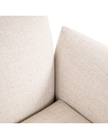 Beige lounge chair DAWSON | Loft Attitude