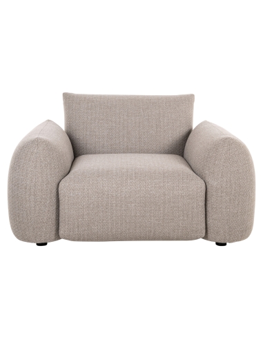 Greige lounge armchair DAWSON | Loft Attitude