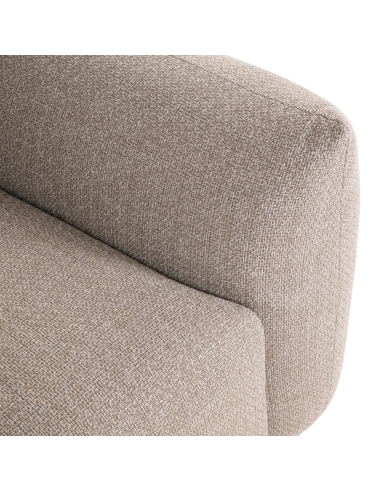 Greige lounge armchair DAWSON | Loft Attitude