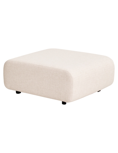 Beiger Fußhocker DAWSON | Loft Attitude