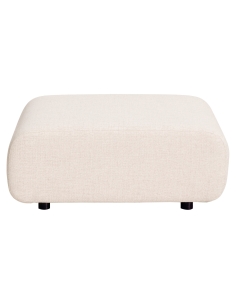 Beiger Fußhocker DAWSON | Loft Attitude 2