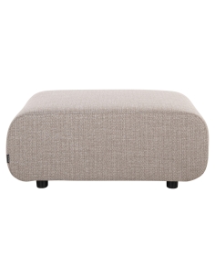 Fußhocker in Greige DAWSON | Loft Attitude 2