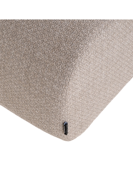 Voetenbank poef greige DAWSON | Loft Attitude