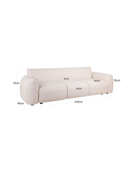 Outdoor-Sofa in Beige DAWSON | Loft Attitude