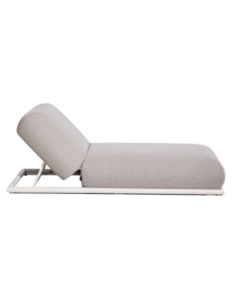 Greige sun lounger SULLIVAN | Loft Attitude