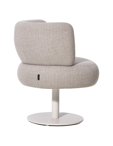 Swivel chair in greige MASON | Loft Attitude