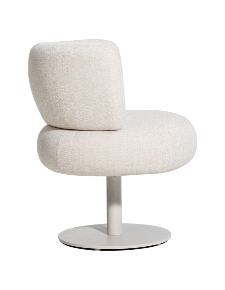 Sedia girevole beige MASON | Loft Attitude