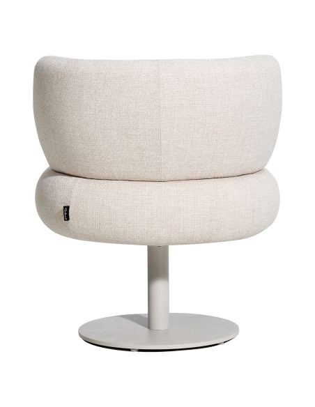 Beige swivel chair MASON | Loft Attitude
