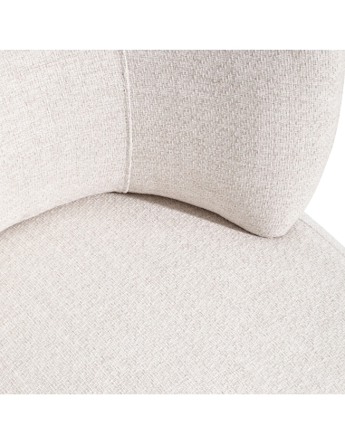 Beige swivel chair MASON | Loft Attitude