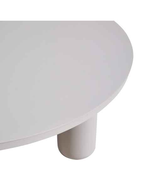 Round beige coffee table QUINN | Loft Attitude