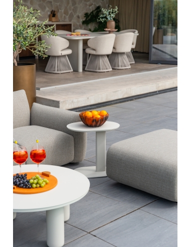 Table d'appoint beige QUINN | Loft Attitude