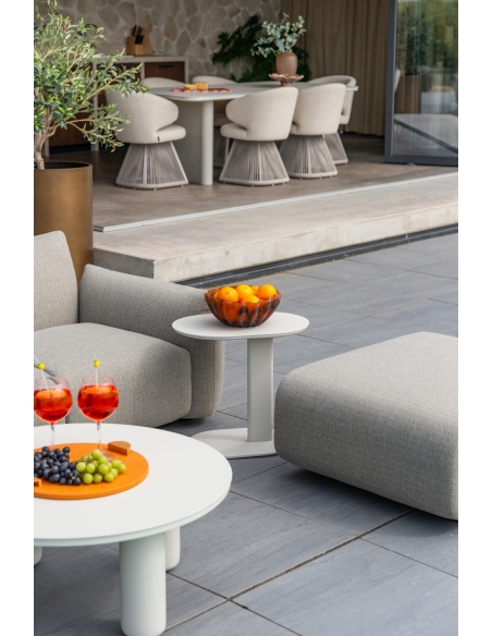 Beiger Beistelltisch QUINN | Loft Attitude