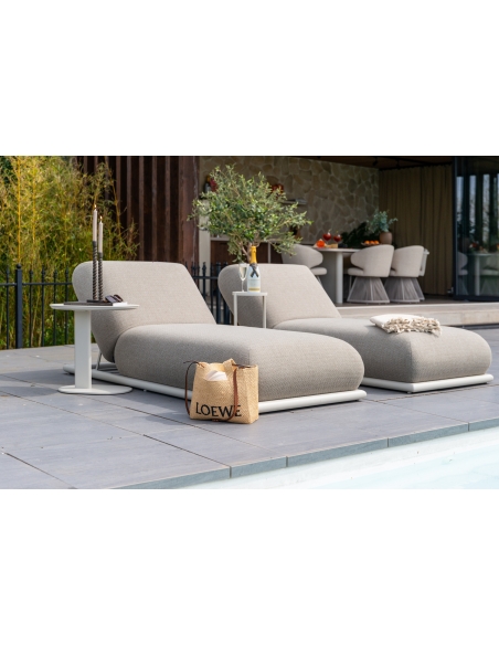 Table d'appoint beige QUINN | Loft Attitude
