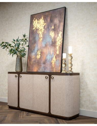 Buffet 4 portes beige WILLOX - Richmond Interiors