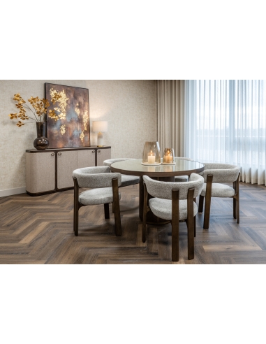 Buffet 4 portes beige WILLOX - Richmond Interiors