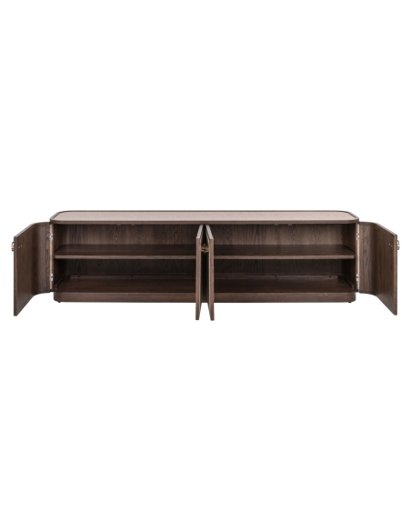 TV cabinet with 4 doors beige WILLOX - Richmond