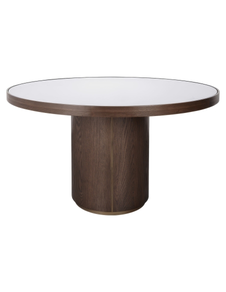 Round beige dining table WILLOX - Richmond