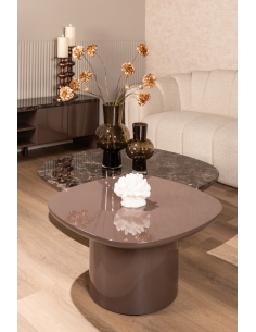 Table basse marbre chocolat ALMUNDI - Richmond 2