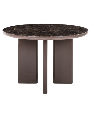 Ronde eettafel chocolade ALMUNDI - Richmond
