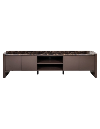 Mueble TV mármol chocolate ALMUNDI - Richmond