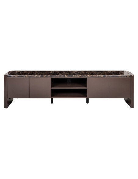 Chocolate marble TV unit ALMUNDI - Richmond