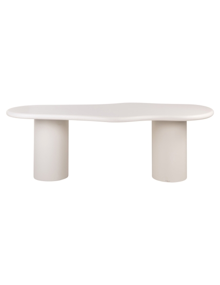 Organic White Dining Table BLOOMSTONE - Richmond