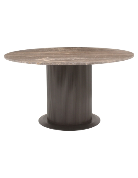 Round Dining Table 140 Ash Brown RUSSO - Richmond