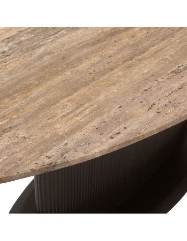 Oval Dining Table 235 Ash Brown RUSSO - Richmond