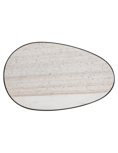 Table d'Appoint Marbre Morchana Brun BILOXI - Richmond
