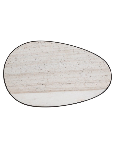 Table d'Appoint Marbre Morchana Brun BILOXI - Richmond