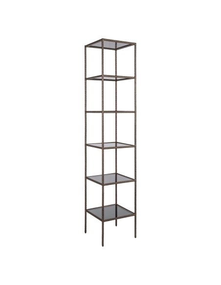 Vitrine em Ferro Dourado e Vidro SHERIDON - Richmond