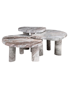 Tables Basses Marbre Toronto Beige CAMINO - Richmond