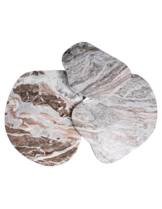 Tables Basses Marbre Toronto Beige CAMINO - Richmond 2