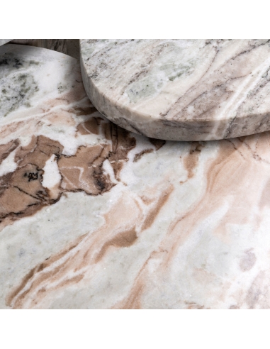 Toronto Beige Marble Coffee Tables CAMINO - Richmond
