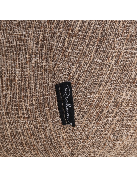 Fauteuil Pivotant Tweed Brun ALDO - Richmond Interiors