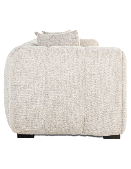 Canapé 3 Places Tissu Fancy Naturel NOVARO - Richmond