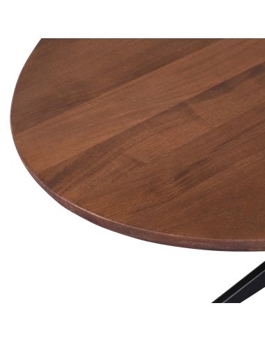 Oval Mango Wood Dining Table Brown STAFFORD - Richmond