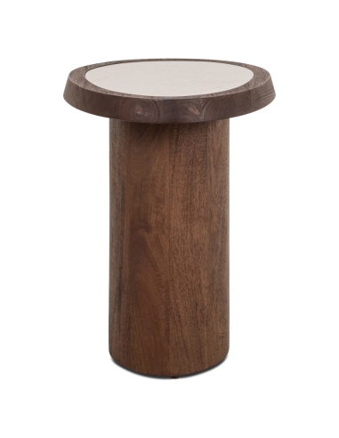 Botticino Marble Side Table MELROSE - Richmond