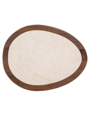 Mesa auxiliar de mármol Botticino MELROSE - Richmond