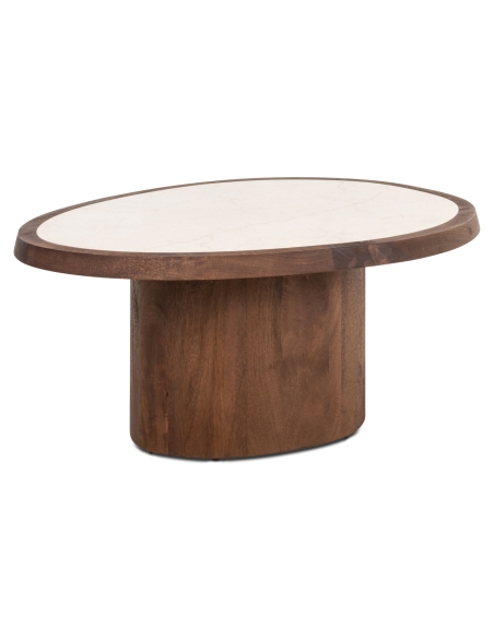 Table Basse Marbre Botticino MELROSE - Richmond