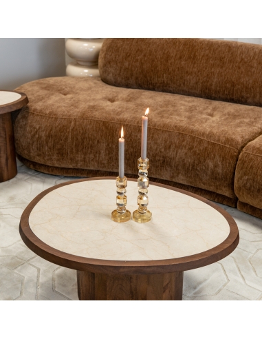 Table Basse Marbre Botticino MELROSE - Richmond